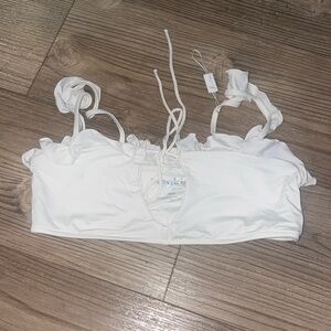 White Frankie’s bikini top size small